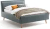 Doppelbett Estee 140x200 - blau/eiche Produktbild-Vorschau 4