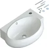 AQUABATOS Keramik Hängewaschbecken 44x29x13.5cm Badezimmer Produktbild-Vorschau 1