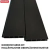 WPC plot Kronos s robustními hliníkovými sloupky 180x180 cm Náhled obrázku produktu 6