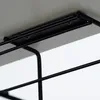 Organizzatore di cavi in metallo nero con kit di montaggio Anteprima dell’immagine prodotto 9