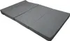 A folded gray mattress on a white background. Produktbild-Vorschau