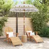 vidaXL Balijský slunečník krémový 185 x 185 x 260 cm Náhled obrázku produktu 2