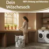 LS-LebenStil Wäschesack Wäschekorb Canvas Laundry Wash 62L Produktbild-Vorschau 9