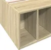 Möbel Bettgestell Sonoma-Eiche 100x200 cm Holzwerkstoff - Produktbild-Vorschau 7