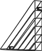 QUVIO Zeitschriften - Bücherhalter Wanddreieck Metall - Produktbild-Vorschau 1