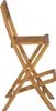 vidaXL Klappbare Garten-Barhocker 2 Stk. Massivholz Teak Produktbild-Vorschau 2