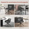 WOLTU Drehbare Esszimmerstühle, Küchenstühle mit Armlehen, Produktbild-Vorschau 7