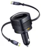 Baseus Enjoyment Max Autoladegerät mit USB-C+USB-C-Kabeln Produktbild-Vorschau 1