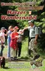 A group of children and an adult man are gathered around a signpost in a forest, with a dog in the foreground. Voir les images du produit