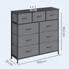 SONGMICS Kommode, Schrank, 9 Stoffschubladen, für Produktbild-Vorschau 8