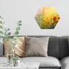 DEQORI Glasbild Echtglas 40x35 cm 'Blumenwiese im Produktbild-Vorschau 2