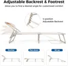 A diagram showing the adjustable features of a lounge chair. Produktbild-Vorschau
