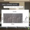 3D-Wandpaneele PVC | Lamellen Optik | Grey Granite Slats - Produktbild-Vorschau 3