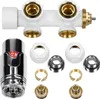 A set of plumbing fittings for a radiator valve. Produktbild-Vorschau