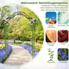 COSTWAY Rosenbogen halbrund, Gartenbogen Metall für Produktbild-Vorschau 7