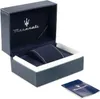 An open Maserati watch box with a manual on a white background. Náhľad obrázku produktu