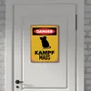 Danger Kampf Maus Metallschild XXL in 28x38 cm mit Maus Produktbild-Vorschau 6