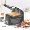 Domo DO9224W, 2 wafels, Rechthoekig, Zwart, 1000 W, 14,5 Productafbeelding-voorbeeld 8