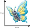 Decorazione bifacciale per finestre con farfalle Anteprima dell’immagine prodotto 2