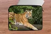 MuchoWow® Laptop Hülle 13 Zoll Tiger - Baum - Blätter Produktbild-Vorschau 5
