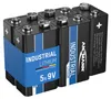 5x ANSMANN Industrial Lithium Batterie 9V E-Block – 6FR22 Produktbild-Vorschau 1