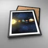 Gerahmtes Poster - Schwarzer Rahmen - Kosmos Planet - 40x50 Produktbild-Vorschau 3