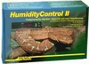 The image shows the product packaging for a "HumidityControl II" device, featuring a snake on a branch. Produktbild-Vorschau