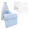 Baby-Delux Babybett Kinderbett Natalie Umbaubar 140x70 Weiß Produktbild-Vorschau 1