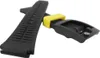 Q&Q SmileSolar | Uhrenarmband 18mm Kunststoff Schwarz/Gelb Produktbild-Vorschau 2