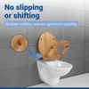 WENKO Sedile WC Bambù Scuro Coperchio WC Bicchieri WC Bagno Anteprima dell’immagine prodotto 8