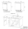 homeX DWFI601449E Geschirrspüler 60 cm, Spülmaschine Produktbild-Vorschau 6