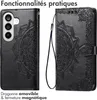 imoshion Mandala Bookcase pour Samsung Galaxy S26 - Noir Voir les images du produit 2