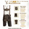 Lederhose Herren   Authentische Trachtenhose Premium Braun Produktbild-Vorschau 3