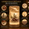formano LED Deko Licht Winterlandschaft Leuchtglas Produktbild-Vorschau 3