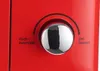 A close-up of a red appliance with a silver dial and German text labels. Podgląd zdjęcia produktu