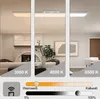 A collage showing a ceiling light in different color temperatures and a slider for adjusting brightness. Anteprima dell’immagine prodotto