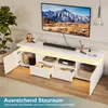 ProximaX TV-Schrank Hochglanz Weiß mit RGB-LED, Stauraum & Produktbild-Vorschau 4