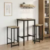 vidaXL Barhocker 2 stk. Sonoma-Eiche 40 x 32 x 74 cm Produktbild-Vorschau 2