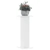 Support pour plantes 2 pcs. Blanc 30x30x80 cm Bois Voir les images du produit 1
