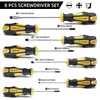 CCLIFE Tournevis magnétique 8 pces avec fente, pozidriv et Voir les images du produit 6