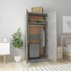 vidaXL Szafa betonowa szara 80x52x180 cm materiał Podgląd zdjęcia produktu 10