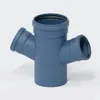 POLOPLAST Doppelabzweig, DN160/110, POLO-KAL NG, PP-MD, Produktbild-Vorschau 1