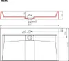 vidaXL Lavabo 80 x 46 x 11 cm Fusione minerale/marmo bianco Anteprima dell’immagine prodotto 8