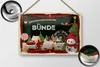 Blechschild Weihnachten Grüße BÜNDE Geschenk Fest Produktbild-Vorschau 2