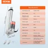 A VEVOR linear actuator with a specification table and accessories shown. Náhled obrázku produktu
