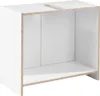 SMASH Badezimmer Waschbeckenunterschrank Weiß matt 63x55x29 Produktbild-Vorschau 16