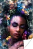 MuchoWow® Poster Frau - Rauch - Farben 120x180 cm - Produktbild-Vorschau 1