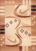 Tapiso Teppich ATLAS modern creme braun beige Wohnzimmer  Produktbild-Vorschau 2