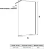 SONNI Duschabtrennung Walk In Dusche 120x200 cm Produktbild-Vorschau 7