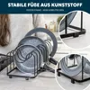 eluno Topfdeckelhalter 2tlg-Set, Pfannenhalter, 9 Fächer, Produktbild-Vorschau 8